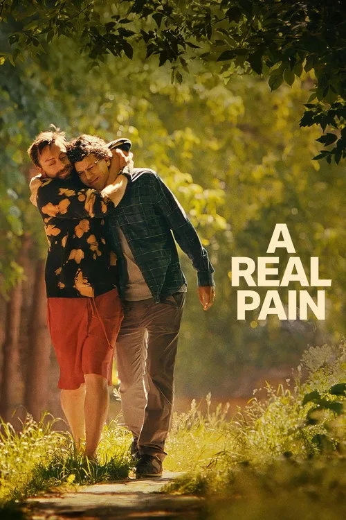 A Real Pain (2024) poster