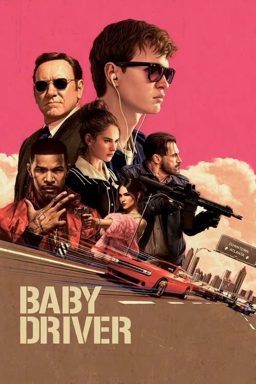 Watch Baby Driver (2017) online free - poster