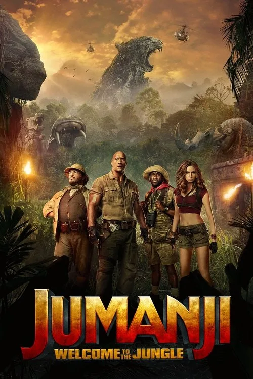 Watch Jumanji: Welcome to the Jungle (2017) online free - poster
