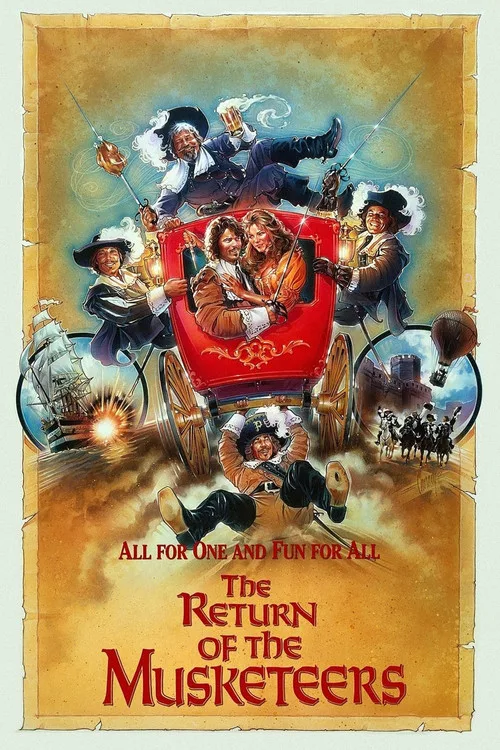 The Return of the Musketeers (1989) poster