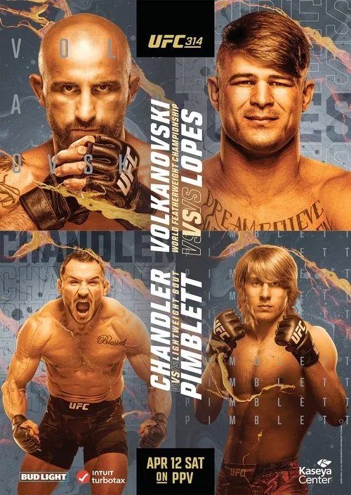 UFC 314: Volkanovski vs. Lopes (2025) poster