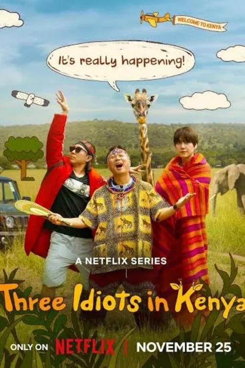 Three Idiots in Kenya (2025) poster